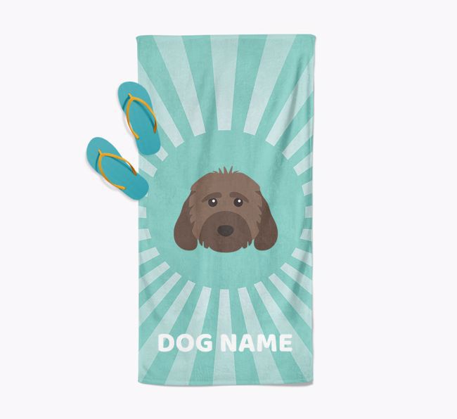 Personalised Pool Towel with {breedFullName} Icon